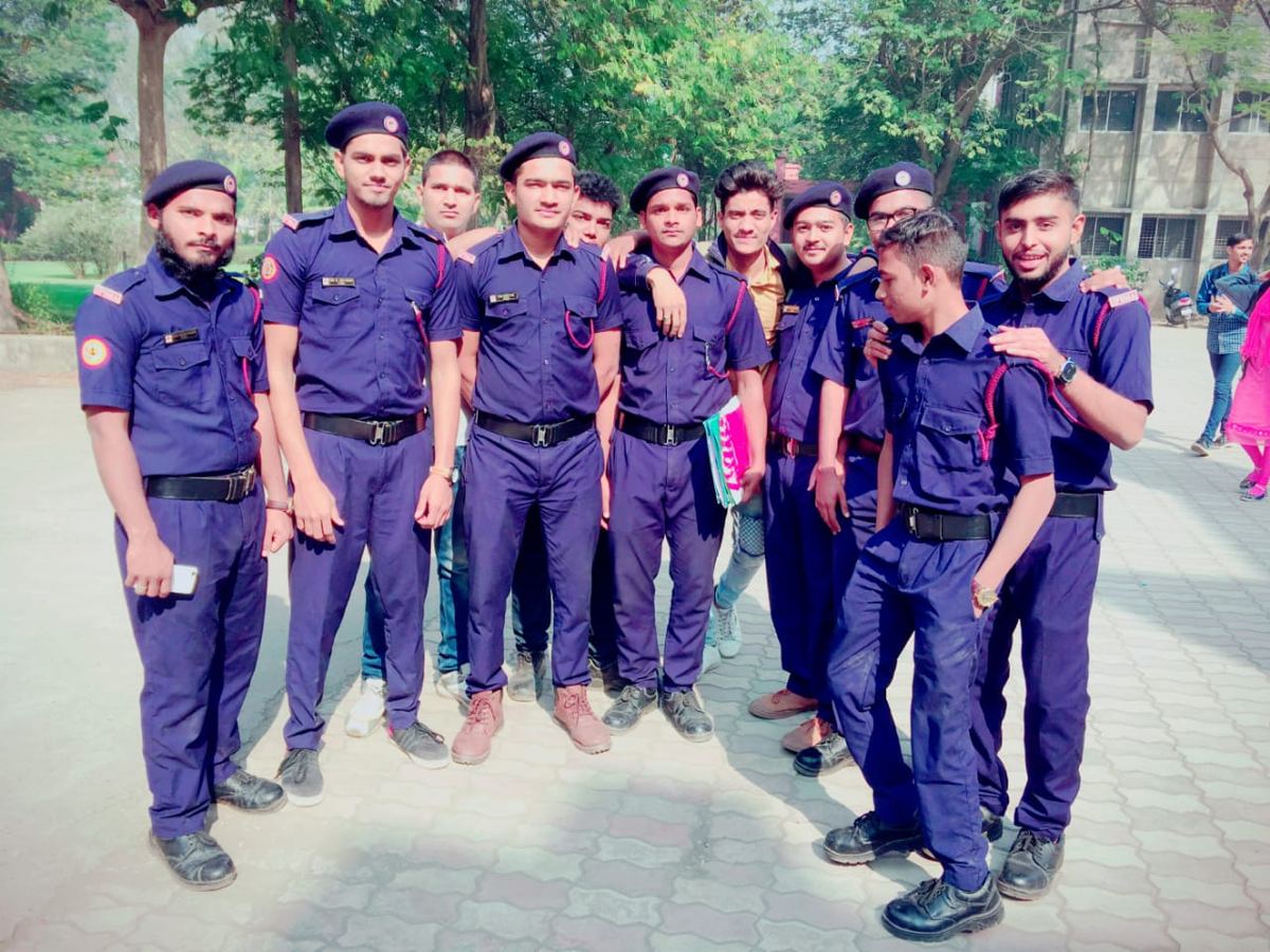 Security services trainees in uniform