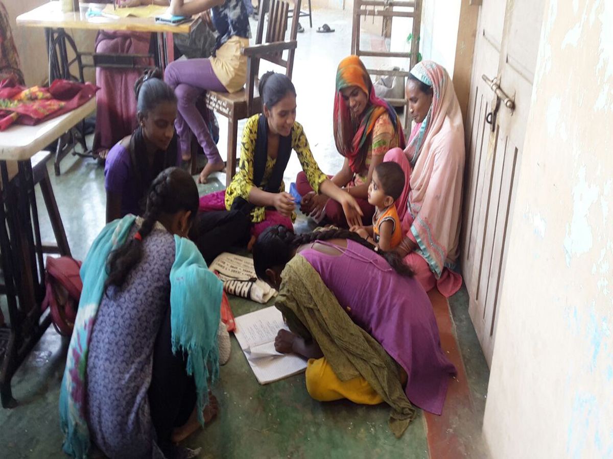 Women's workshop at a REDS centre